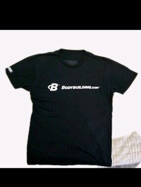 Bodybuilding.com T Shirt Mens M Black Optimum Nutrition Gym Graphic